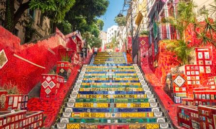 Escadaria Selaron Steps in Lapa, Rio de Janeiro